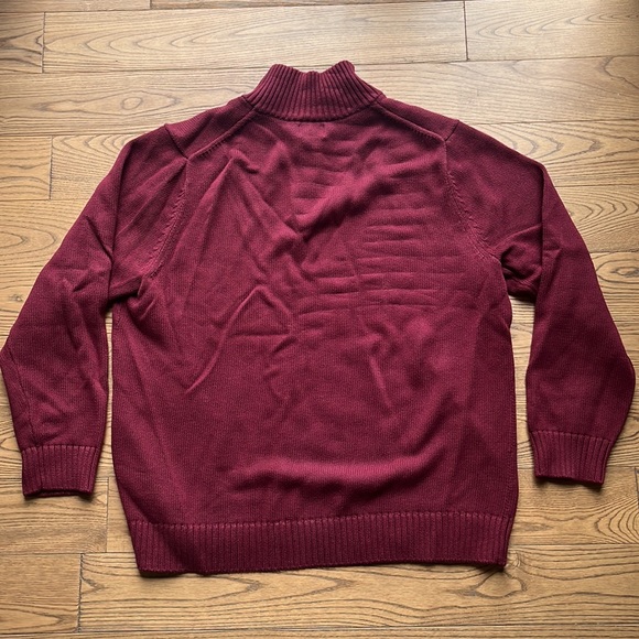 L.L. Bean Men's Double L® Cotton Sweater, Quarter-Zip, size XL - Picture 9 of 10